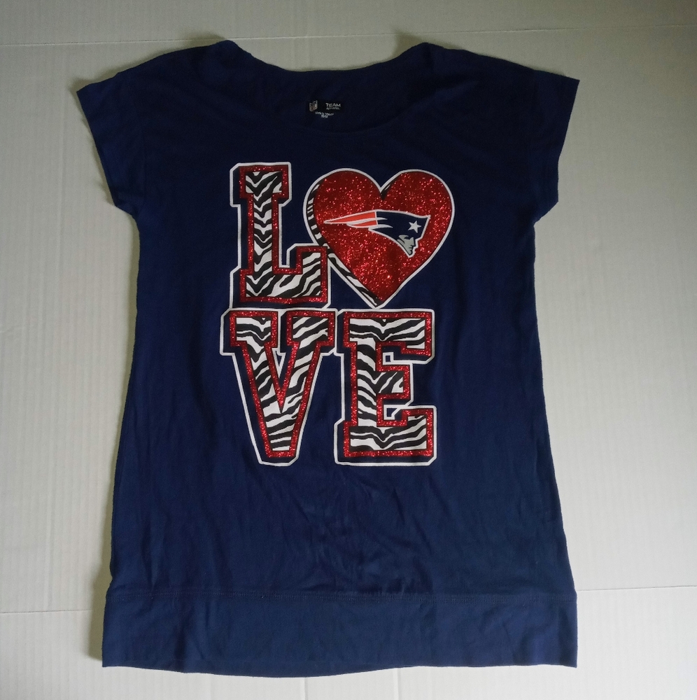 New England Patriots, Love Patriots t-shirt Girls 16/18